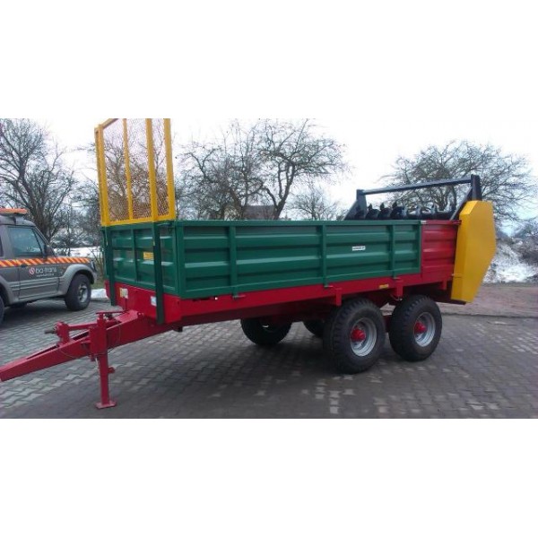 Remorca de impratiat gunoi dublu ax tandem Z6t