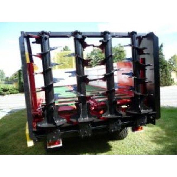 Remorca de impratiat gunoi dublu ax tandem Z8t