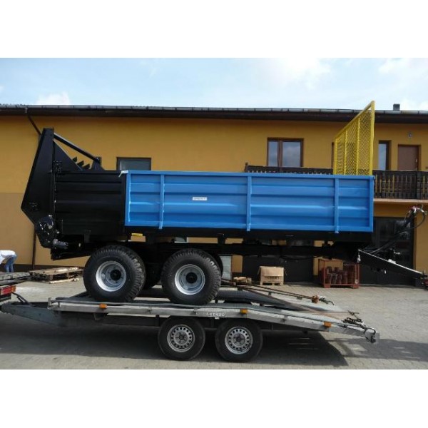 Remorca de impratiat gunoi dublu ax tandem Z8t
