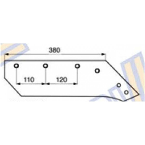 Fier plug Kverneland 1375-12-D Bellota Agrisolution